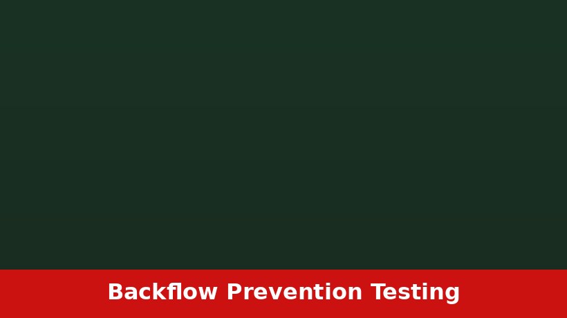 Backflow prevention device installed on irrigation line at Ponca City Oklahoma property