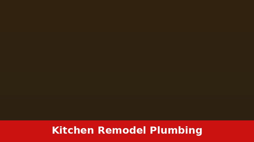 Kitchen remodel plumbing planning for a Ponca City Oklahoma home renovation
