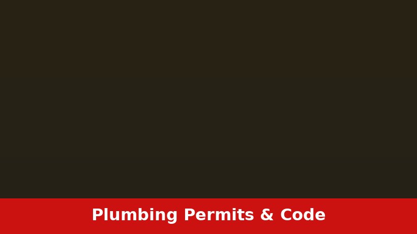 Plumbing permit paperwork and inspection for a Ponca City Oklahoma home renovation