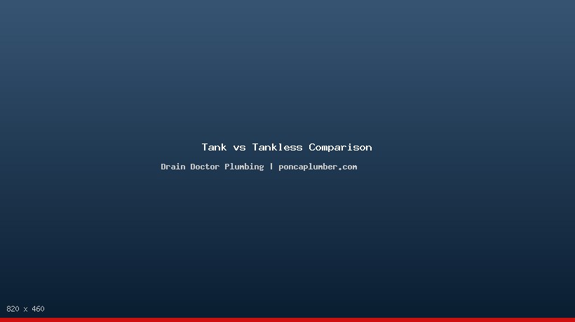 Traditional tank water heater versus tankless unit side by side comparison