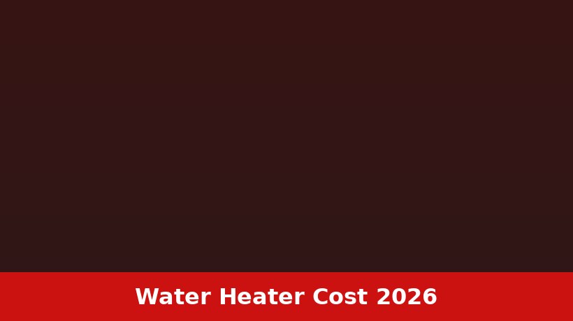 Water heater replacement cost factors for Ponca City Oklahoma homes in 2026